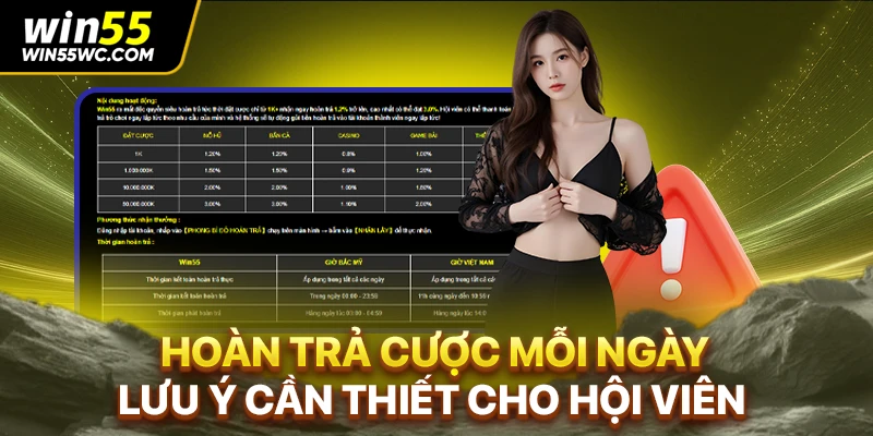 Hoàn trả cược mỗi ngày: Lưu ý cần thiết cho hội viên