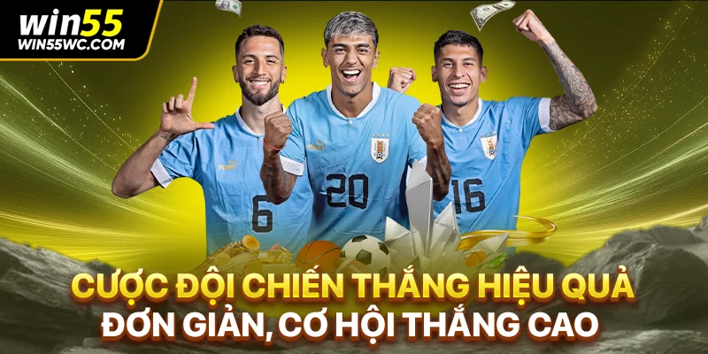 Cược đội chiến thắng hiệu quả, đơn giản, cơ hội thắng cao