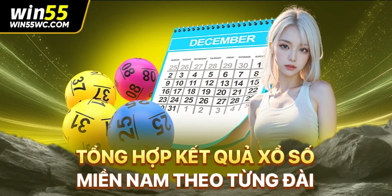 Tổng hợp kết quả xổ số miền Nam theo từng đài